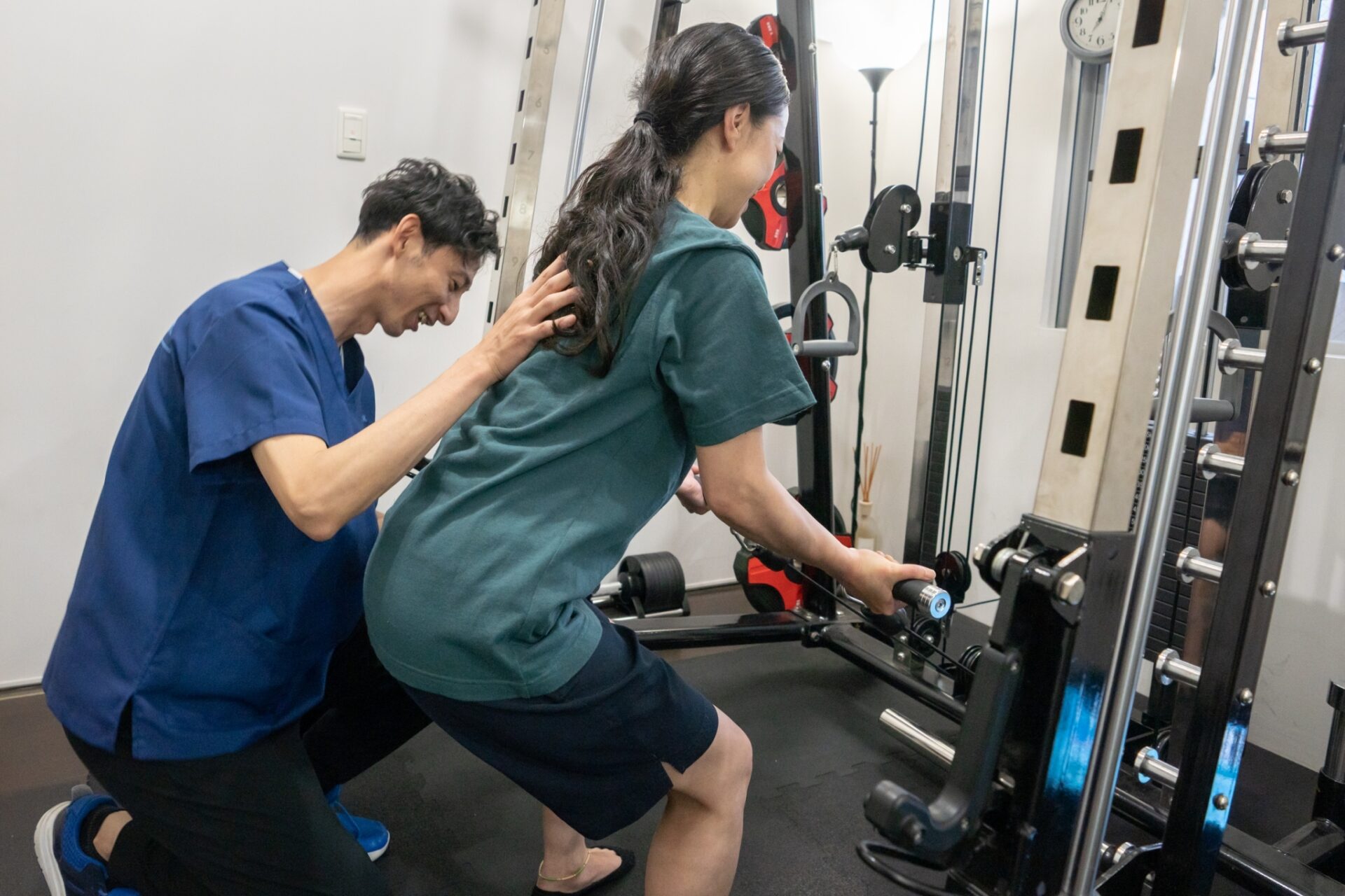 背中のトレーニングの指導 背中のトレーニングの指導